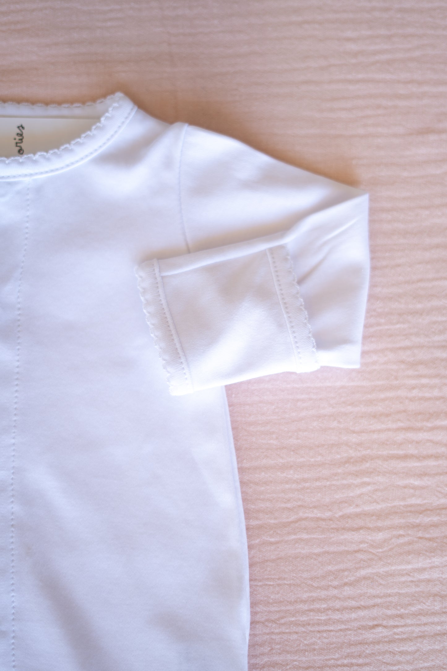 Pima Essentials Saco e Gorro com detalhe Branco