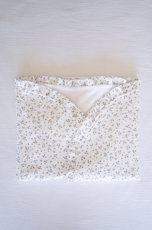 Saco - Manta Flores Azuis